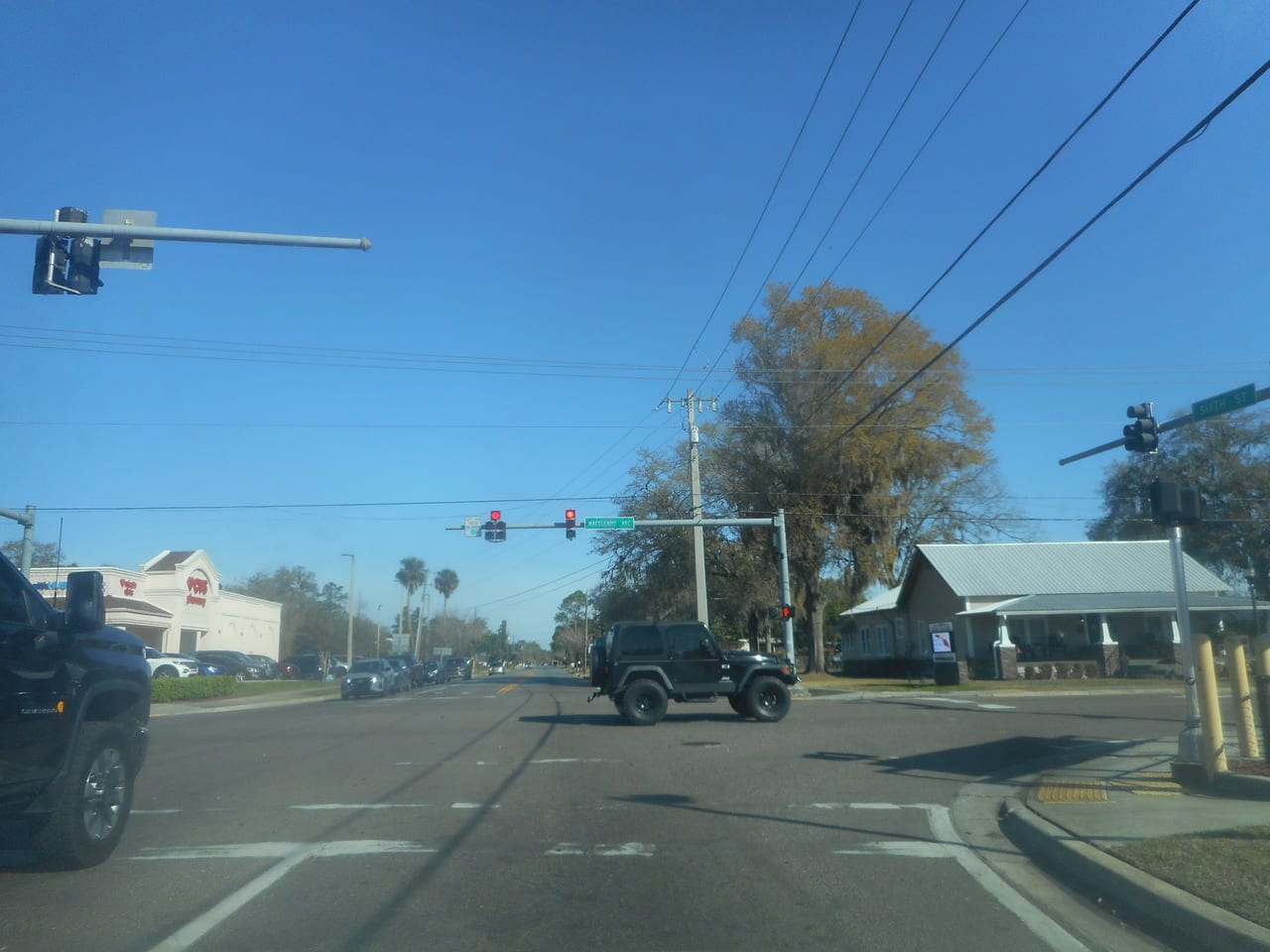 Street view at State Road121 and US90 in Macclenny, Baker County